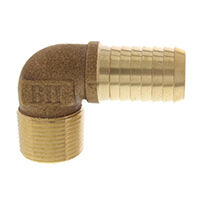 All Bronze and Brass Barbed Insert Fittings (Lead Free)