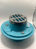Blue Floor Drain with SM top