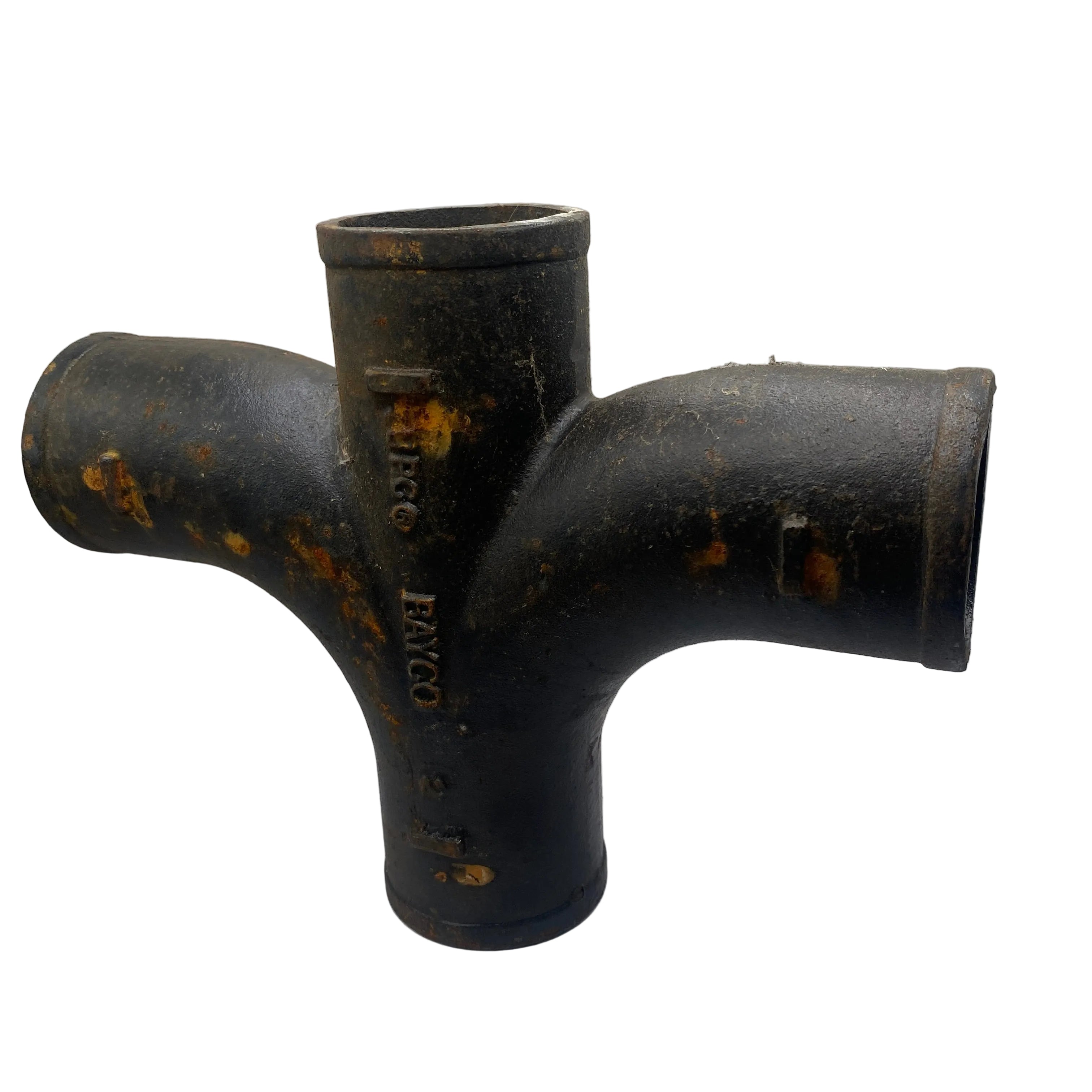 No Hub Cast Iron Double Tee