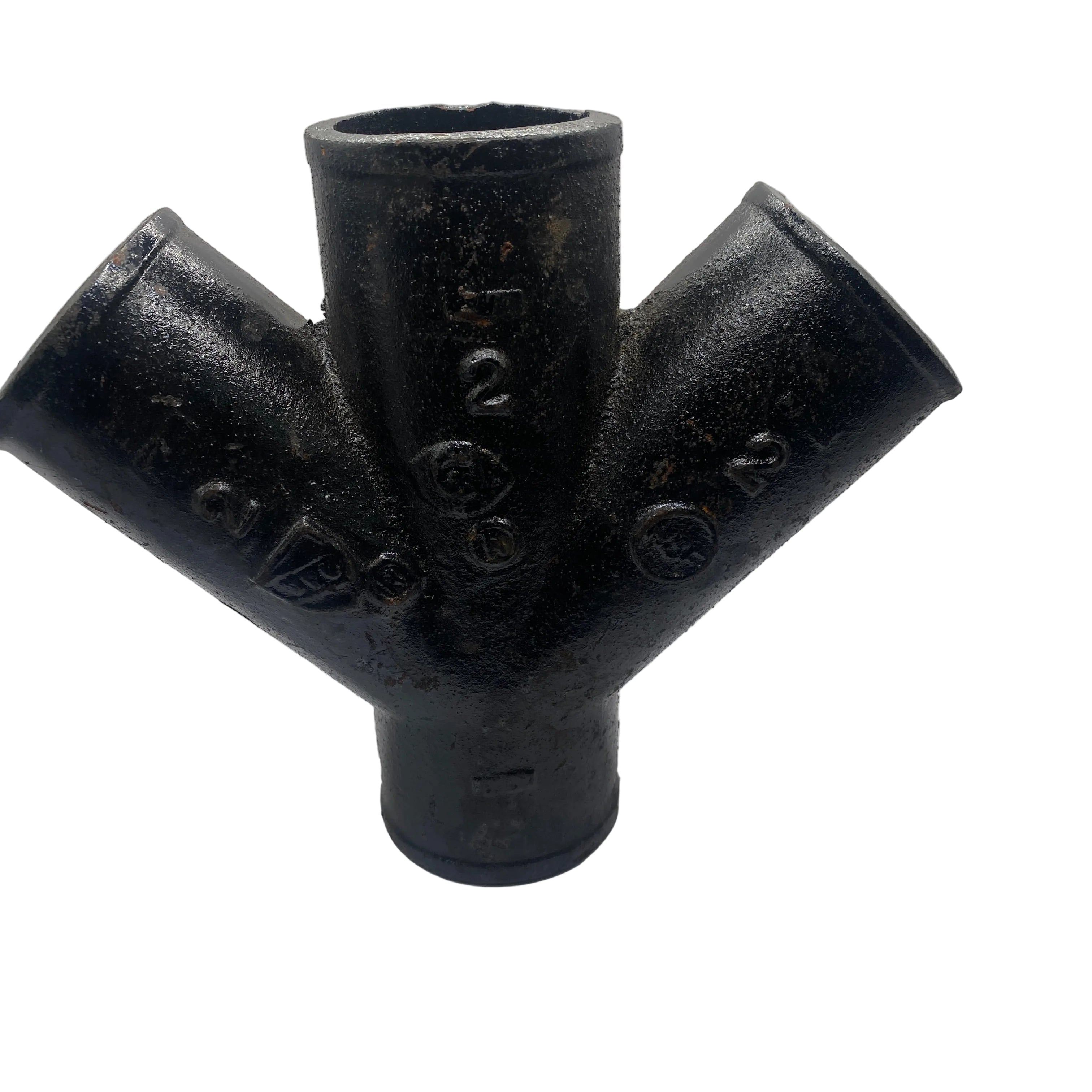 No Hub Cast Iron Double Wye (Double Y)