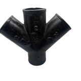 No Hub Cast Iron Double Wye (Double Y)