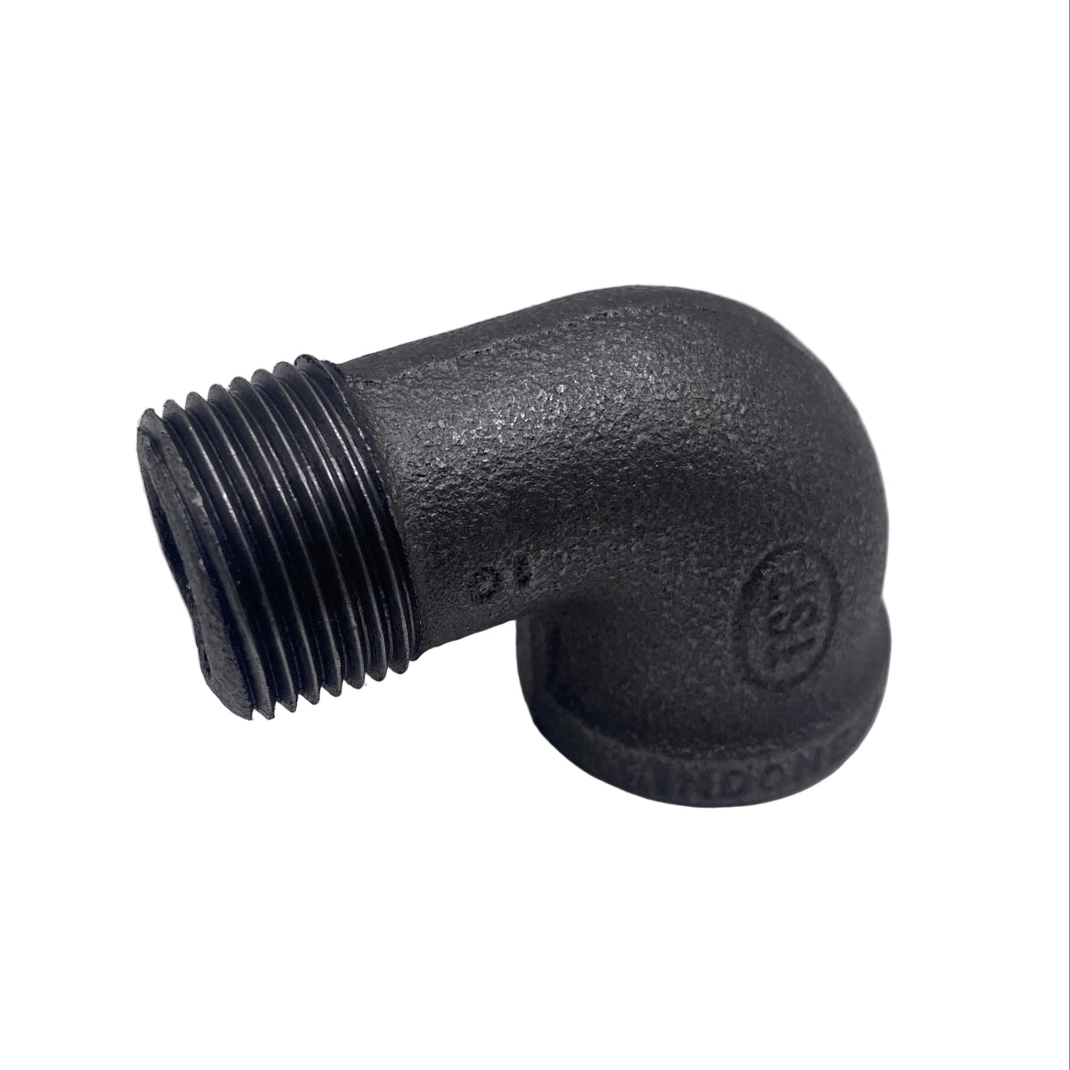 Black Malleable Iron 90 Street Elbow