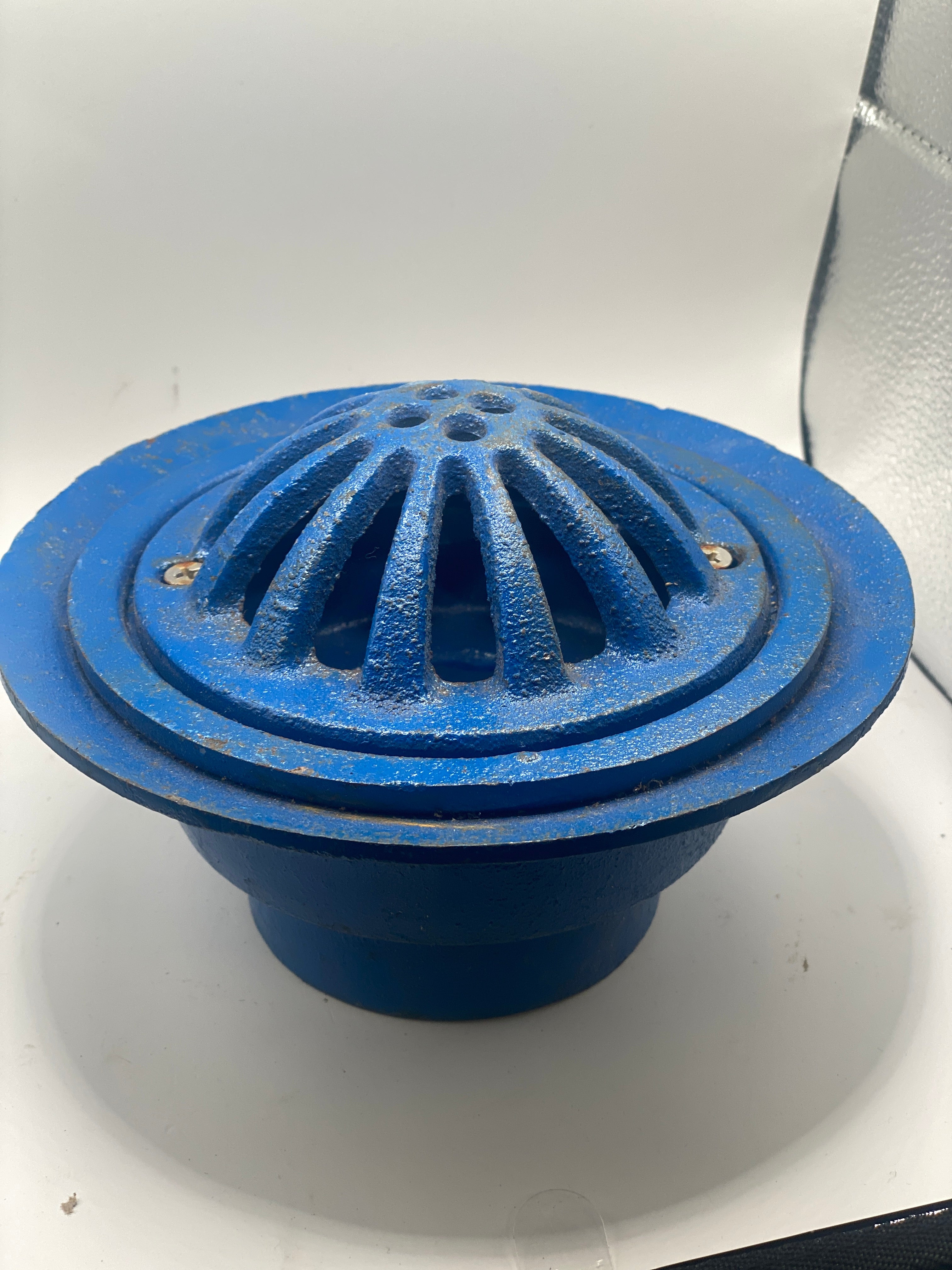 Blue Floor Drain with BR top