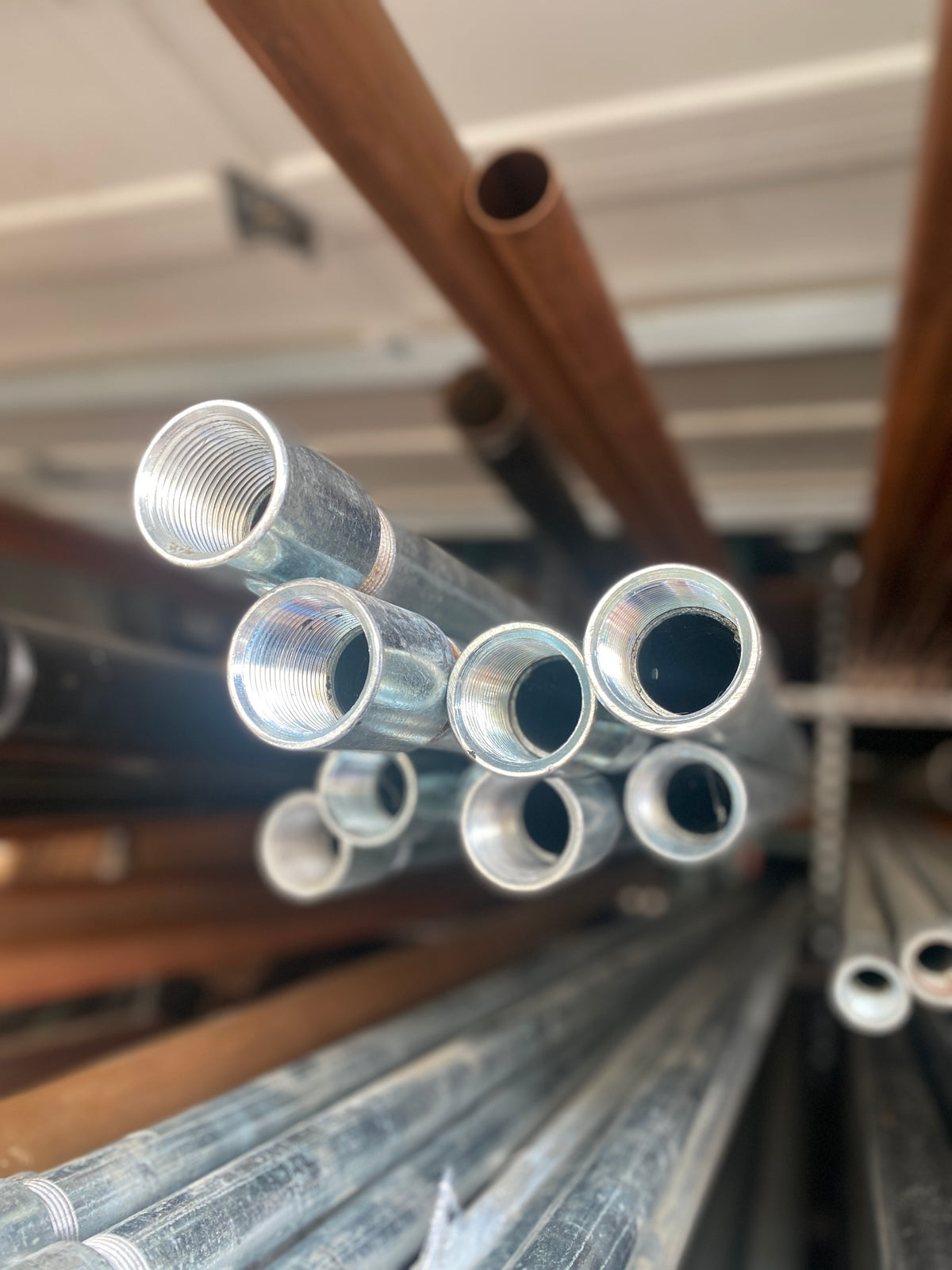 Galvanized Steel Pipes PER FOOT - LOCAL DELIVERY ONLY